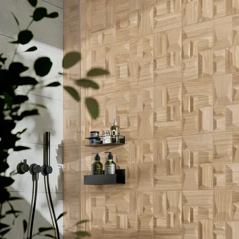 Wandtegel Baldocer Opal Houtlook 3D Reliëf Honey Eiken N-Rect. 30x60 Lage Kosten