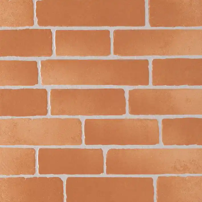 Voordeelprijs Vloertegel/Wandtegel Mirage Brick Baksteen Oranje 33x33