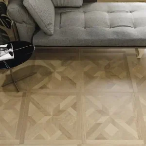 Vloertegel/Wandtegel Floorgas Casetone Houtlook Decor Eiken Lichtbruin 60x60 Gratis Retour