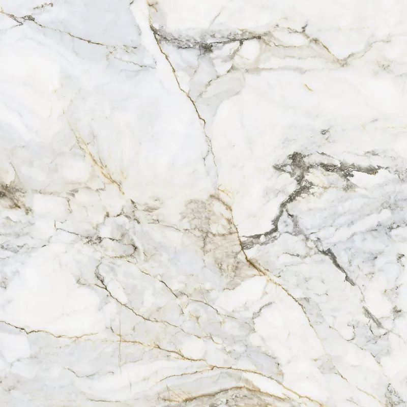 Laatste Kans Vloertegel/Wandtegel Pamesa CR. Pisa Gold Wit Goud Mat Marmerlook 90x90