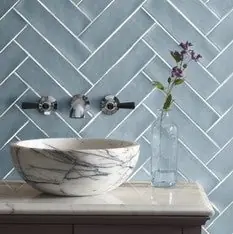 Wandtegel Ragno Viena Blauw Glans 7,5x30 Exclusieve Aanbieding