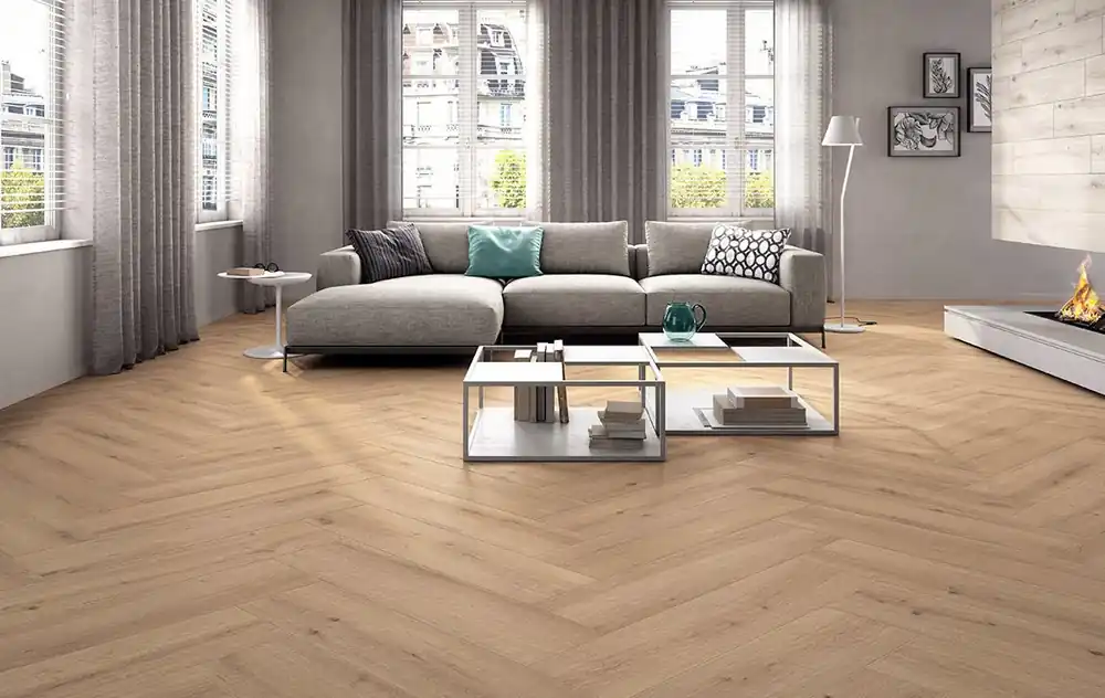 Vloertegel/Wandtegel JOS Wild Miel Beige Houtlook 22,5x90 Uitverkoop