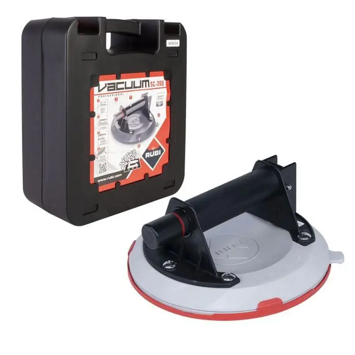 Rubi GSC 200 tegelzuignap met vacuümpomp - Max 110 kg Gratis Retour