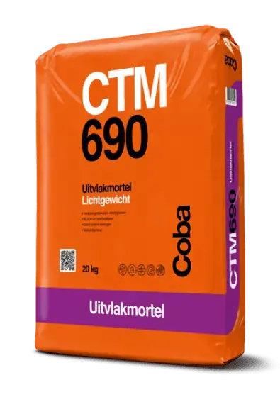 Coba CTM690 Uitvlakmortel - Lichtgewicht 20kg Koop Online
