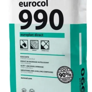 Eurocol 990 EUROPLAN DIRECT Zelfuitvloeiend en zeer hoogwaardig egalisatiemiddel 23kg Favoriet