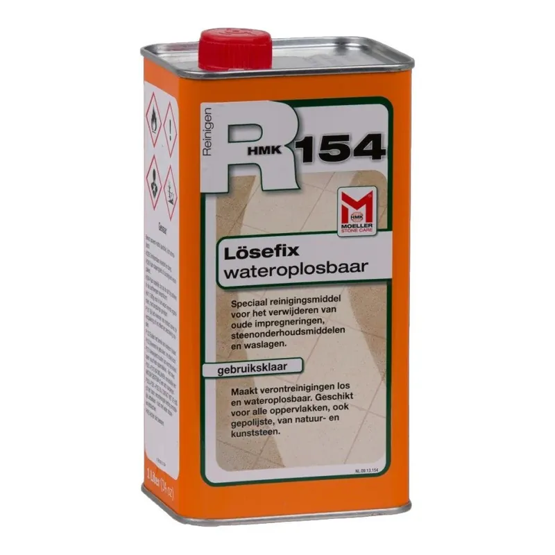 Moeller Stone Care HMK R154 Lösefix - wateroplosbaar 1L Direct Beschikbaar