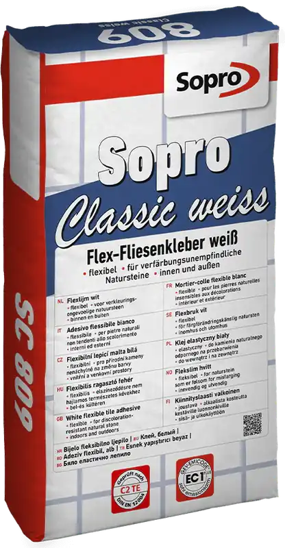 Lage Prijs Sopro Tegellijm Classic Wit - SC 809 - 25kg
