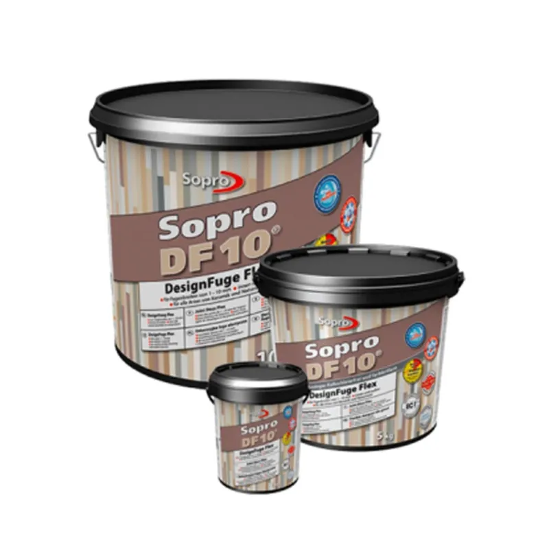 Express Levering Sopro Voegmortel DF 10 Flexibele Tegelvoeg 5kg - Rood & Blauw