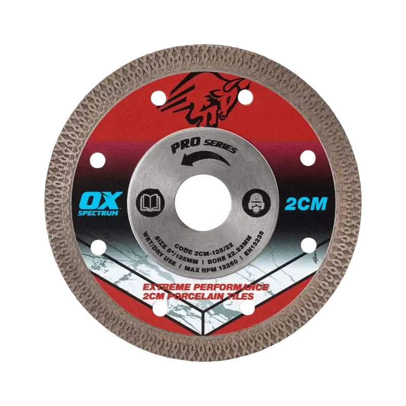 Nieuw OX Pro Diamantzaagblad Tegels 2CM