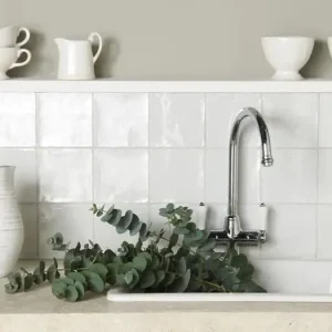 Wandtegel Revoir Balance Handvorm Blanco Wit Mat 13x13 Tijdelijk Beschikbaar