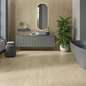 Dagaanbieding Vloertegel Huismerk Tegels Tiare Haya Beige Mat Houtlook 30x150