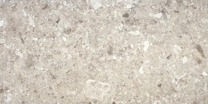 Vloertegel/Wandtegel La Platera Stone Nut Terrazzo Beige 30x60 Finale Uitverkoop