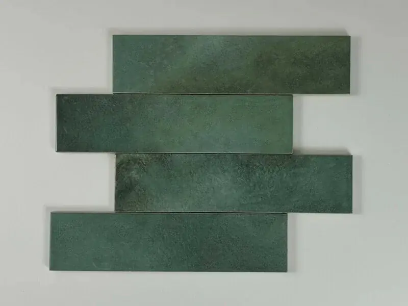 Finale Uitverkoop Wandtegel Equipe Cerámica Moon Groen Glans 7,5x30