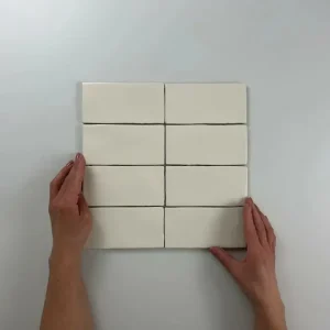 Merkproduct Wandtegel Equipe Cerámica Atlas Creme Mat 7,5x15