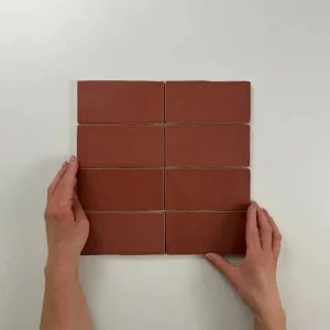 Beperkt Aanbod Wandtegel Equipe Cerámica Atlas Rood Mat 7,5x15