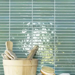 Shop Nu Wandtegel Cifre Kromo Groen Glans Mozaiektegel 35x35