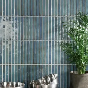Seizoensaanbieding Wandtegel Cifre Raku Blauw Mozaiektegel 35x35