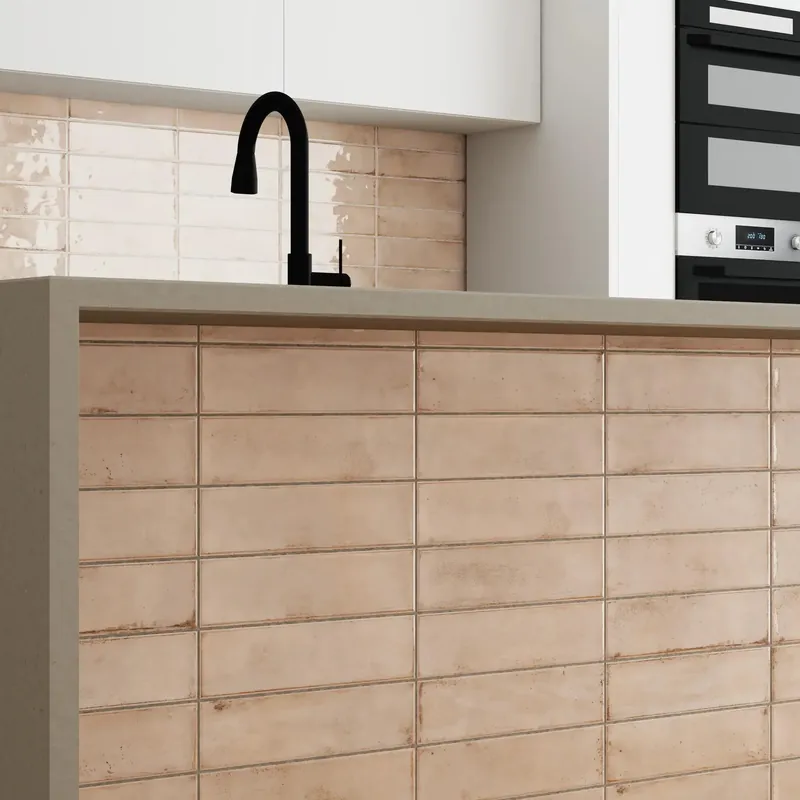 Wandtegel Sottocer Gra Nude Beige Glans 7,5x30 Dagaanbieding