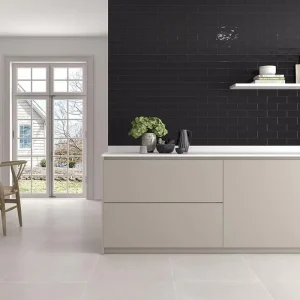 Alleen Vandaag Wandtegel Valence May Negro Zwart Glans 6,5x20