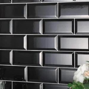 Wandtegel Terre Agostino Sub Negro Zwart Metro Mat 7,5x15 Actieprijs