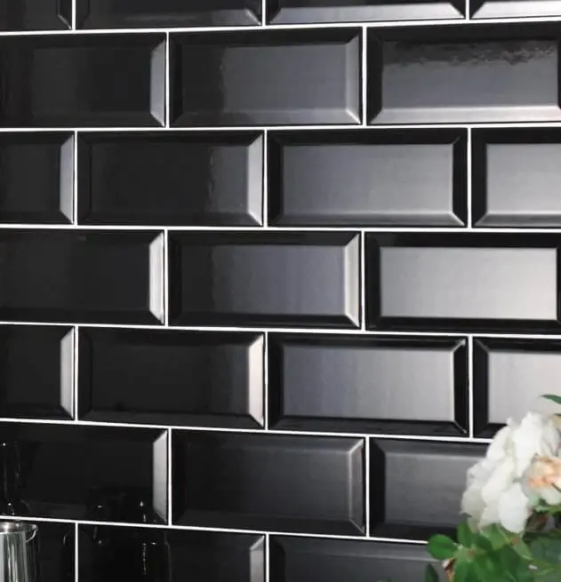 Wandtegel Terre Agostino Sub Negro Zwart Metro Mat 7,5x15 Actieprijs