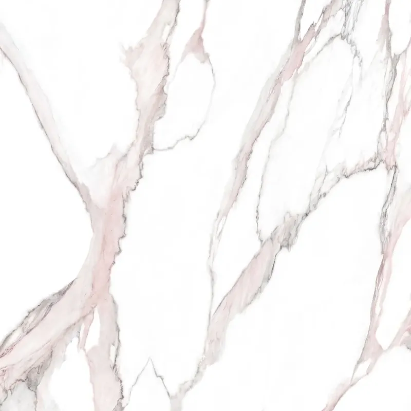 Vloertegel/Wandtegel Galvano Fantasy Roze Wit Marmerlook Glans Gepolijst 120x120 Koop Vandaag