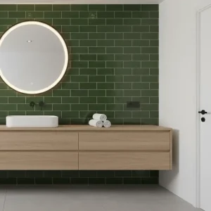 Laatste Kans Wandtegel Equipe Trendy Handvorm Urano Groen Glans 6,5x13