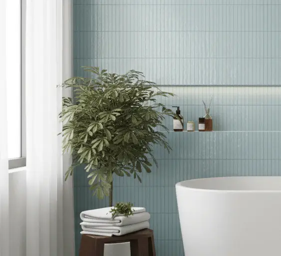 Wandtegel Ragno Gamma Blauw Lake Glans 5x30 Uitverkoop