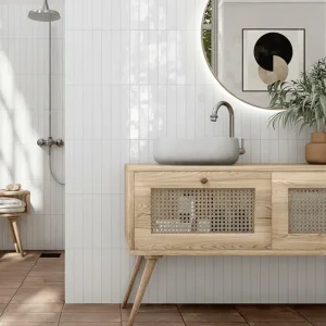 Weekendaanbieding Wandtegel Ragno Gamma Wit Geyser Glans 5x30