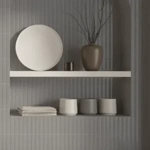 Weekendaanbieding Wandtegel WoW Ovaal Bol 3D Relieve Decor Meteor Grijs Mat 5x30