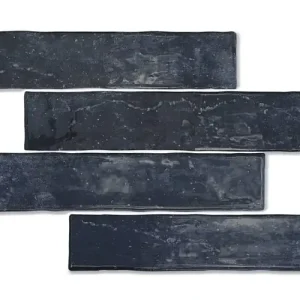 Tijdelijk Beschikbaar Wandtegel Equipe Kaizen Handvorm Stonelook Blauw Glans 5x25