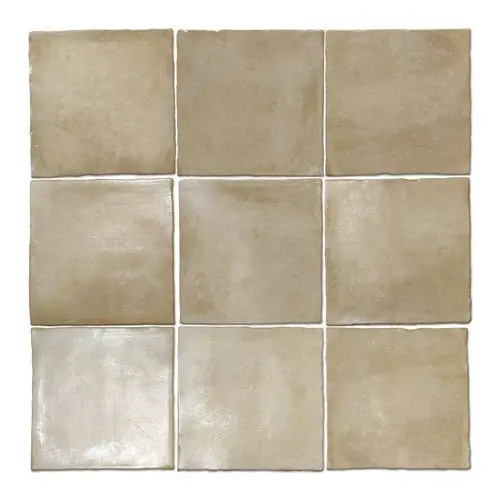 Wandtegel Agostino Brume Handvorm Beige Mat 13x13 Beperkt Aanbod