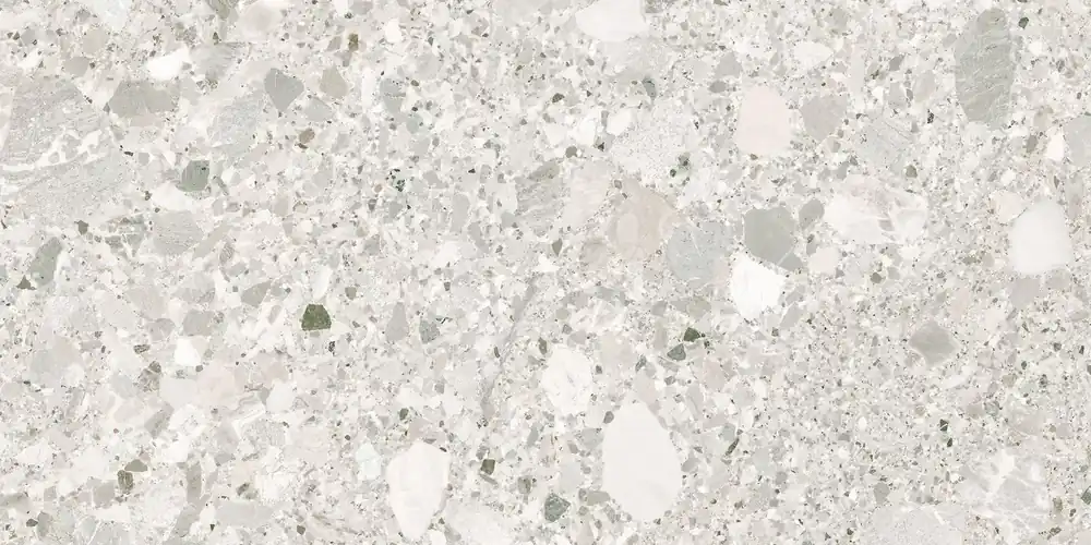 Beperkte Voorraad Vloertegel/Wandtegel Concorde Pietra Terrazzo Stonelook Lichtgrijs 60x120