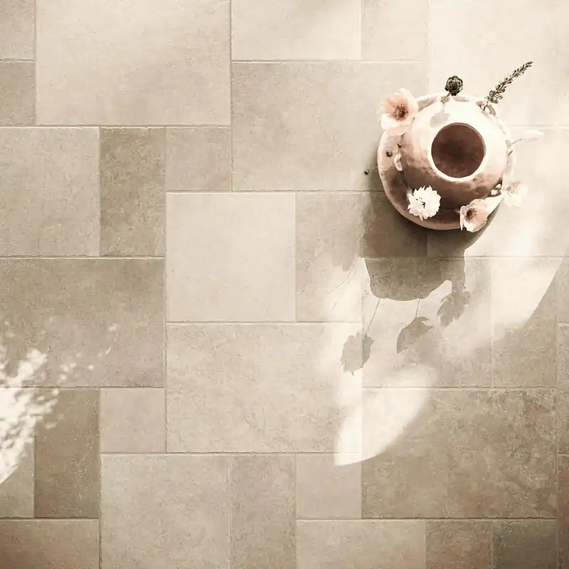 Vloertegels - Romaansverband met Meerdere Maten - Multivloer Creme Beige - 60x90-60x60-30x60-30x30 Veilige Betaling