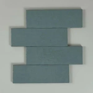 Populair Wandtegel Equipe Ceramica Kalma Powder Blue Blauw Glans 6x18,6