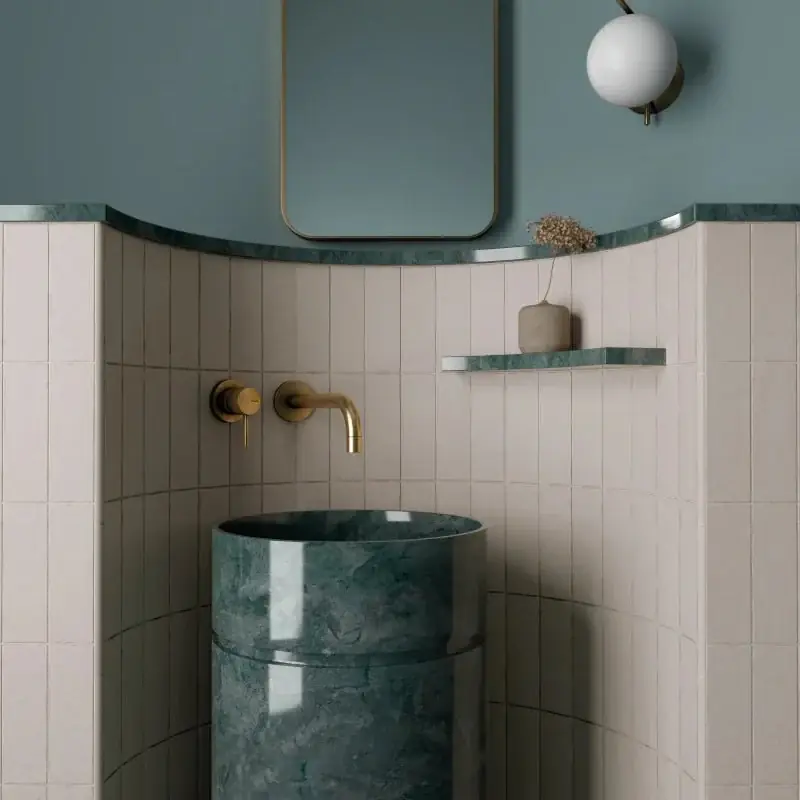 Vloertegel/Wandtegel Equipe Ceramica Kalma Morchella Taupe Mat 6x18,6 Flitsaanbieding