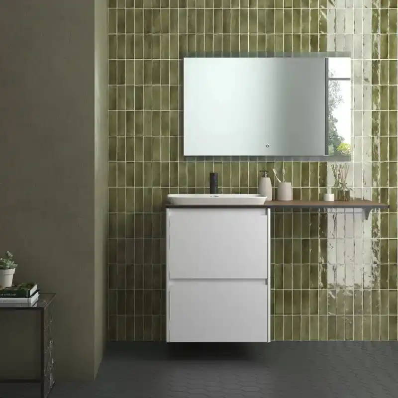 Hoge Kwaliteit Wandtegel Equipe Ceramica Coco Verd Groen Glans 5x15