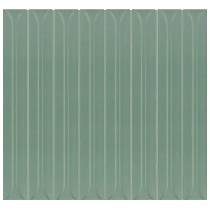 Tijdelijk Beschikbaar Wandtegel Cifre HOPP Bro Langwerpig Handvorm Decor Lichtgroen Mat 5x40