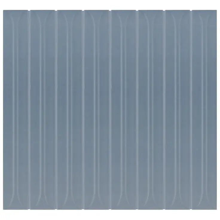 Wandtegel Cifre HOPP Bro Langwerpig Handvorm Decor Blue Blauw Mat 5x40 Exclusieve Aanbieding