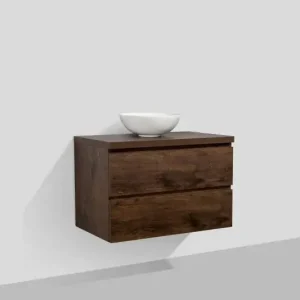 Laatste Kans Sanitair Boch Topblad Mat Donker Eiken 80cm