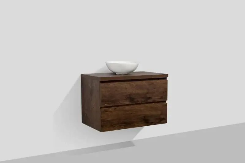 Laatste Kans Sanitair Boch Topblad Mat Donker Eiken 80cm