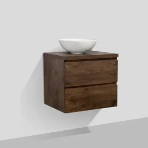 Aanbieding Sanitair Boch Topblad Mat Donker Eiken 60cm