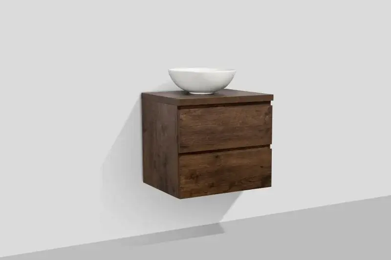 Aanbieding Sanitair Boch Topblad Mat Donker Eiken 60cm