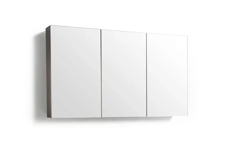 Laatste Versie Sanitair Boch Spiegelkast Mat Donker Eiken 120x70x16cm