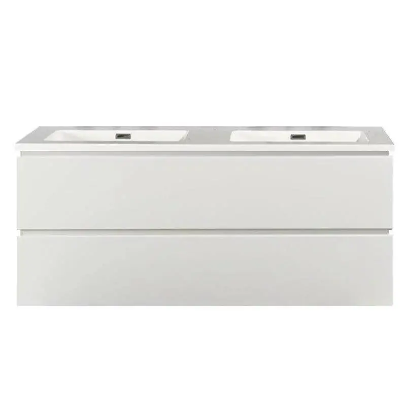 Sanitair Boch Onderkast Badkamermeubel Glans Wit 120x50x48cm Weekendaanbieding