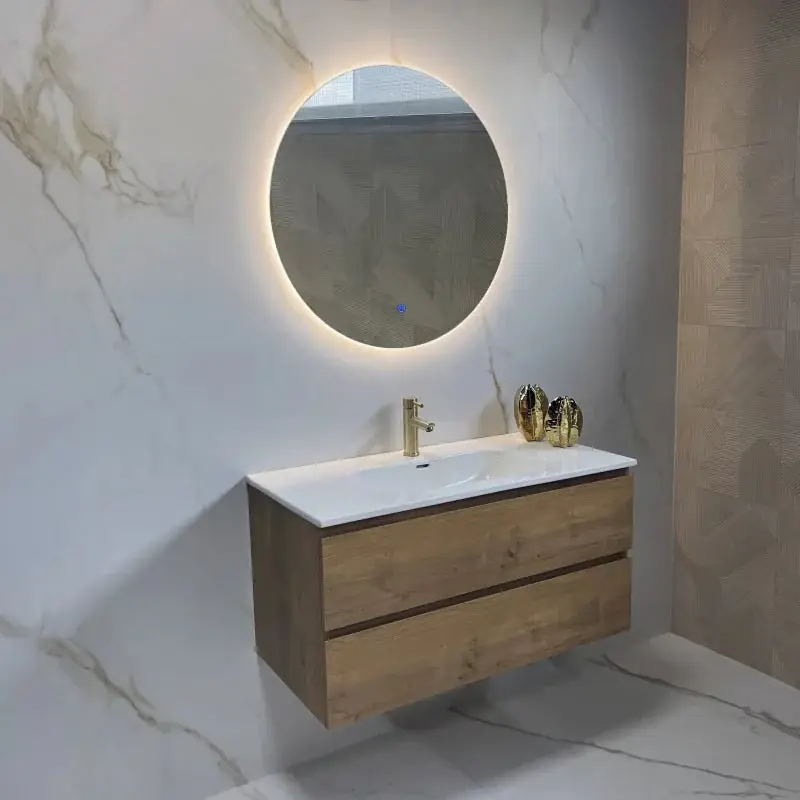 Flitsaanbieding Sanitair SaniBud Badkamerspiegel 120cm LED, touch knop, anti-condens