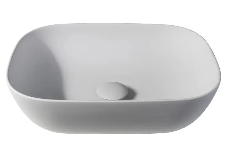 Sanitair Sani Waskom Solid Surface Wit Mat 46x34x12,2cm Betaalbaar