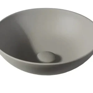 Sanitair Sani Waskom Solid Surface Greige Mat 38,5x38,5x13,8cm Aanbieding