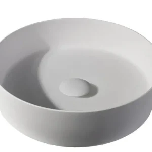Beperkte Voorraad Sanitair Sani Waskom Solid Surface Wit Mat 39x39x10,8cm