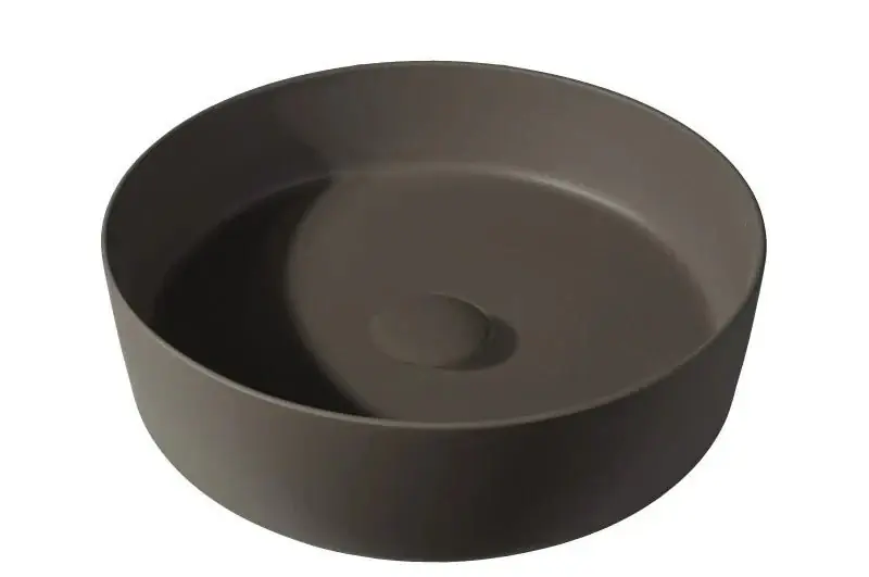 Alleen Vandaag Sanitair Sani Waskom Solid Surface Moka Mat 39x39x10,8cm